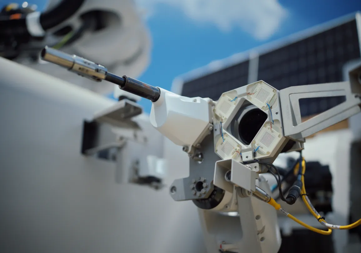 Maximo robotics at a utility-scale solar construction site
